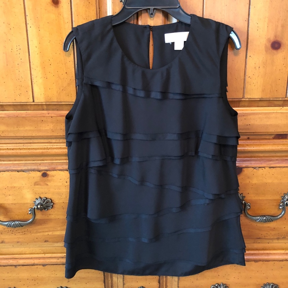 Black Michael Kors Layered Top